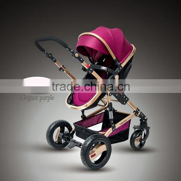 Pram Newborn Carriage Infant Travel Car Foldable Pram Baby Stroller Pushchair photo-2