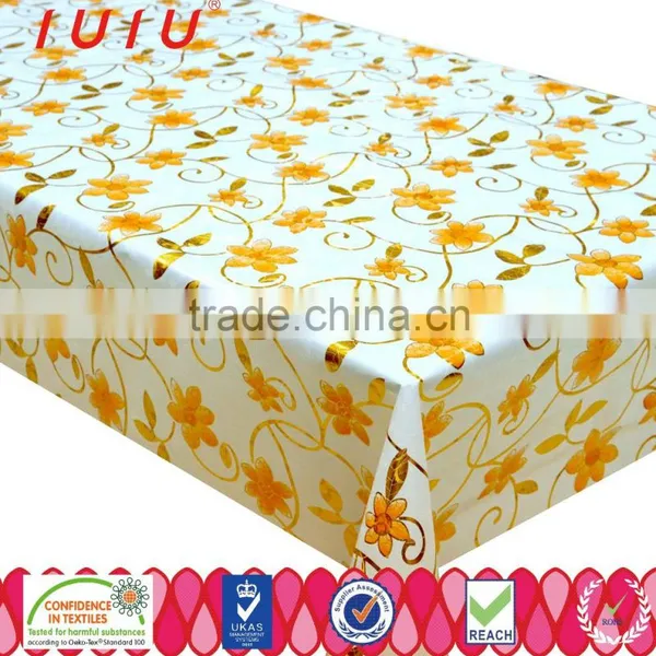 Wholesale Gold PVC Tablecloth photo-4
