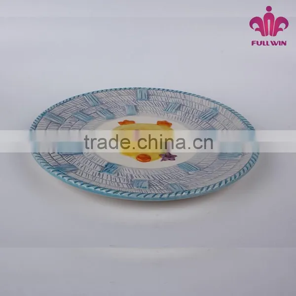Factory Directly Ceramic Easter Appetizer Plate With Bunny Designer photo-2