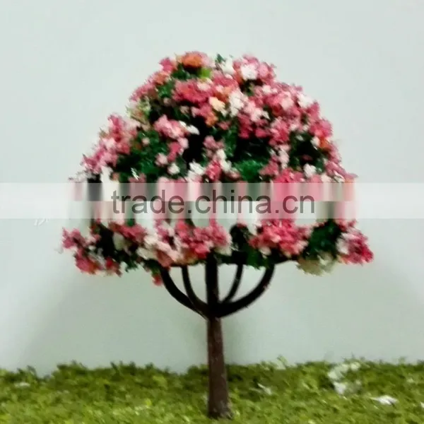 Scale Plastic Model Tree, Architecture Round Model Tree , Miniature Scale Trees, Building Model Tree for HO Scale,MT-41 photo-5
