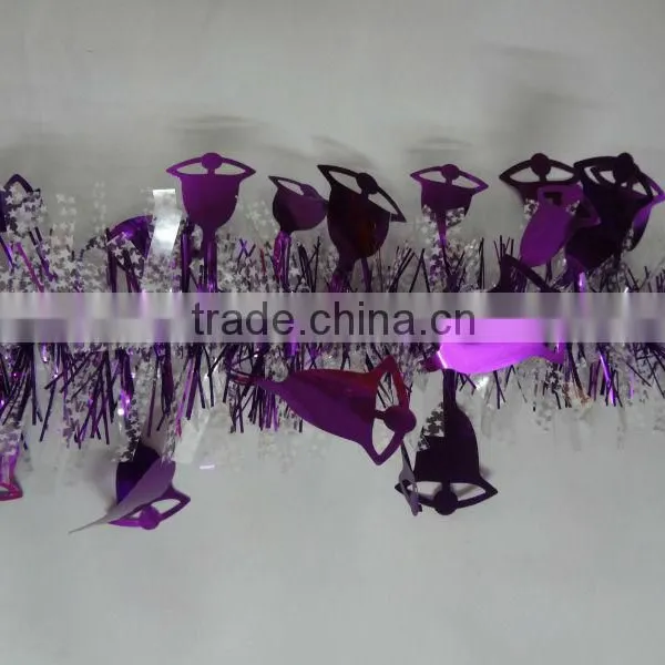 Hot Sale Purple and Silver Christmas Decorations