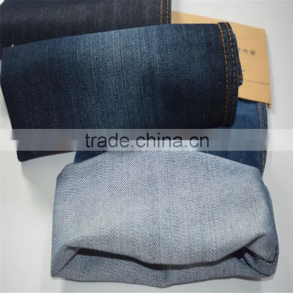 Slub Cotton Spandex Poly Denim Farbic photo-3