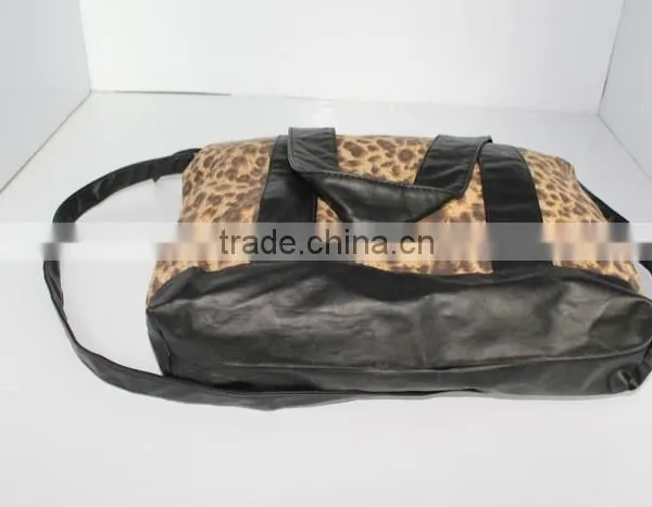 Wholesale Costom High Quality Classic and Fashionable Canvas and PU Women Bag for Lady photo-2