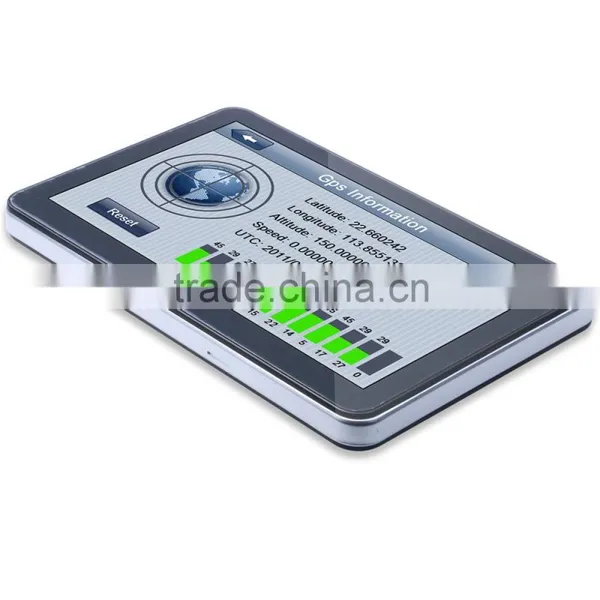 HD 800*480 BT&AV IN 8GB DDR 128M Load Free Newest 3D Map 7inch GPS Navigator photo-2