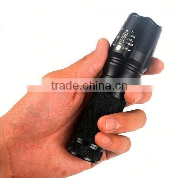 878 High Power Waterproof Led Flashlight Torch Police LED Torch Light photo-6