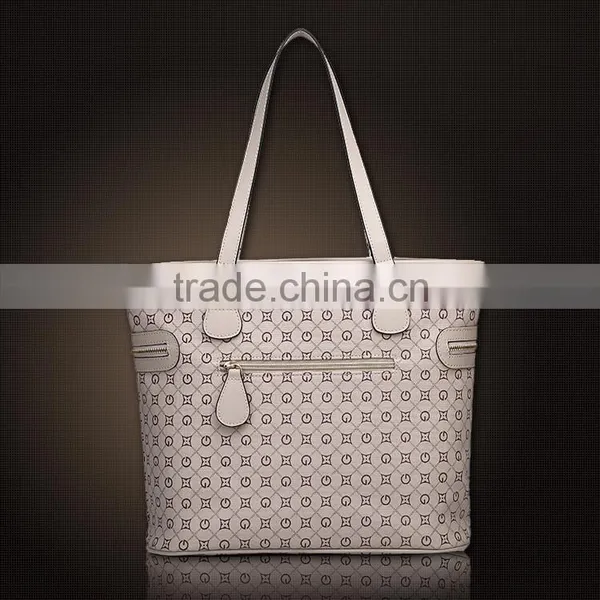 Novel pu Plaid Handbags High Quality Leather Tote Bag Mother and Child Bags for Faddish Women photo-3