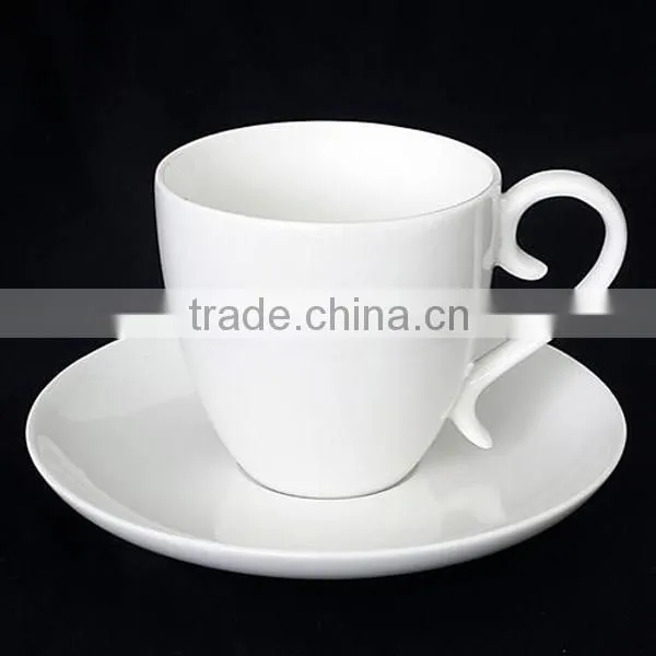 Bulk Wholesale White Porcelain Tea Cup and Saucer Sets