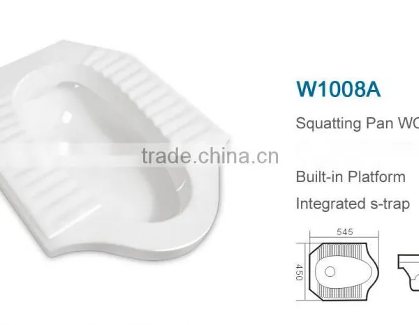 Building Material Chinese Ceramic Toilet Squatting Stool photo-5