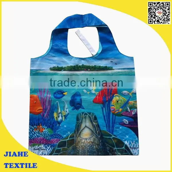 Two Side Printing, 100% Polyester Handbag