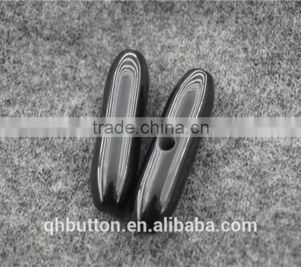 RESIN SIGLE HOLE BAR TOGGLE BUTTON FOR GARMENT photo-4
