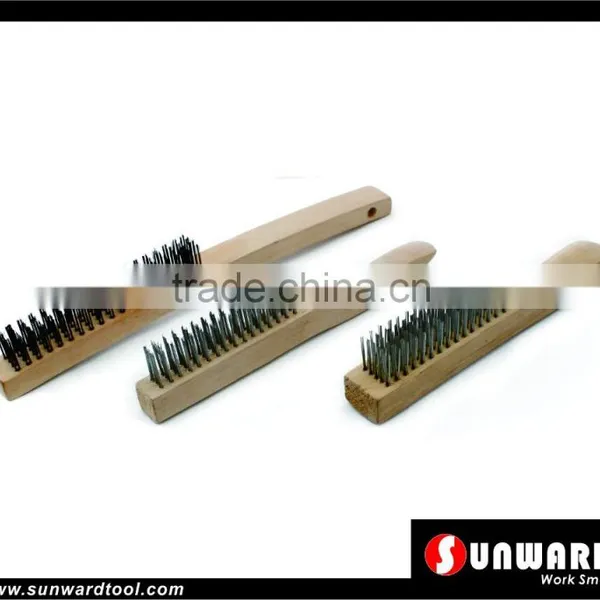 Wooden Handle Wire Brush 419Row,316Row,516Row