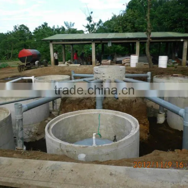 China Brand Puxin Easy to Maintain Household 6m3 Biogas Anaerobic Digester photo-6