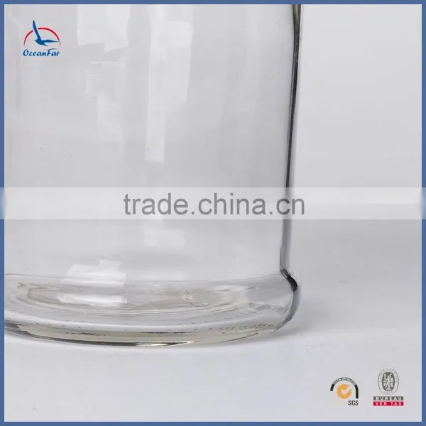 High Quality Set 3 Glass Beverage Bottles Wholesale Clear Glass Water Bottle photo-4