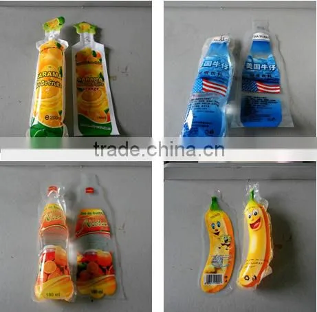 Custom Shaped Milk Packaging Plastic Bag