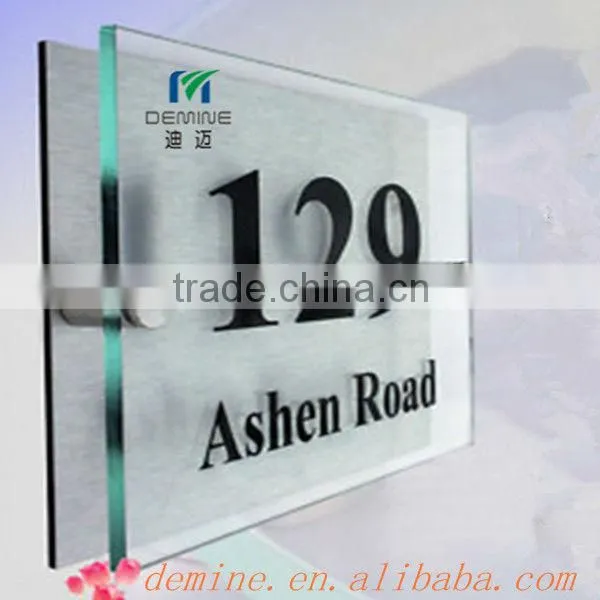 Transparent Acrylic plate Process for Door Plate