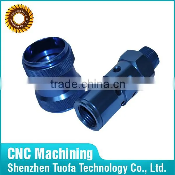 Custom Precision CNC Machined Aluminum Tube Connectors photo-3