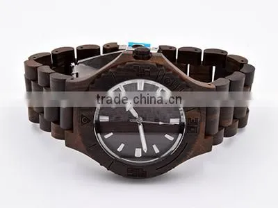 Hot Selling Japan Movement Quartz Wood Watch photo-2