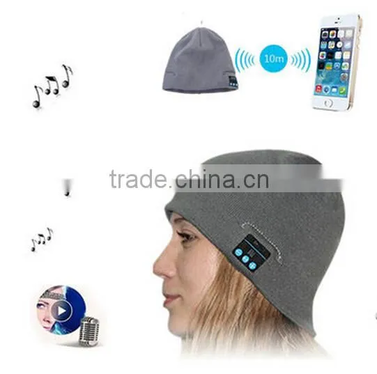 Keep Warm Bluetooth Talking Music Speaker Hat / Bluetooth Music Hat / Wireless Bluetooth Headphone Beanie Hat photo-5