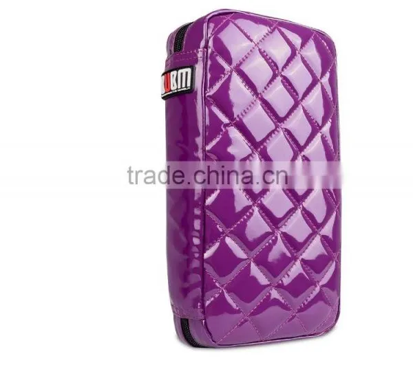 PU Leather Fashion BUBM 64 Capacity Purple Personalized CD Case photo-2