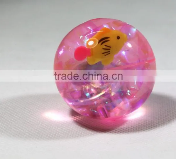 Factory Price 55mm Pvc Plastic Led Flashing Bouncy Water Ball Bouncing Toy Ball photo-6