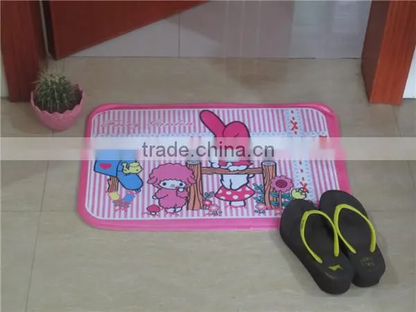 40x60cm Min 100%polyester Children Room Lovely Door Mat photo-3