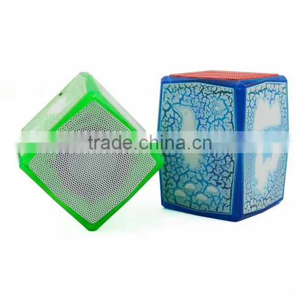 Chinese Factory Price 2016 JY26 Mini Cube Bluetooth Speaker With Colorful Led Light photo-3