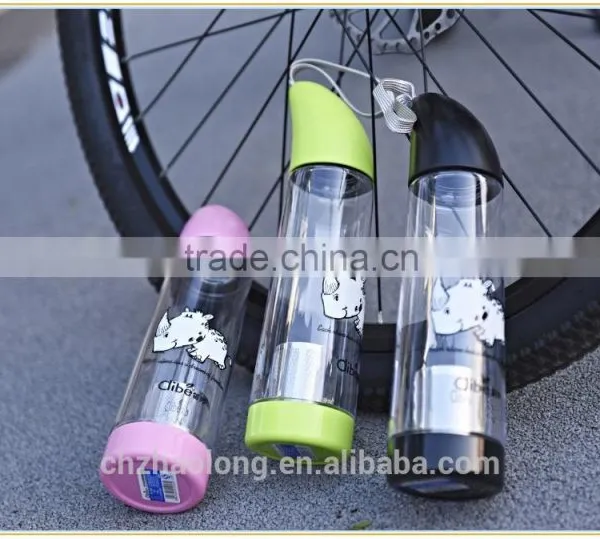 Plastic Sport Water Bottle With Filter for Gym photo-4