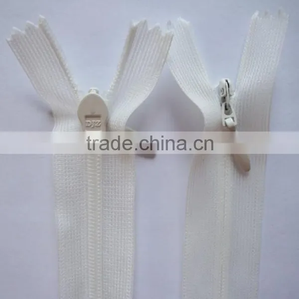 #3 Invisible Zipper With Lace Tape Closed End Auto Lock photo-3