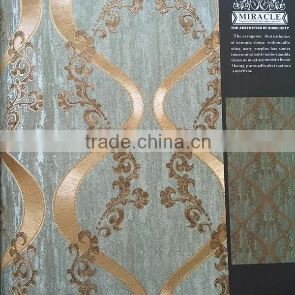 Fashion Beautiful Flower Beauty Damask Wallpaper for Living Room photo-6