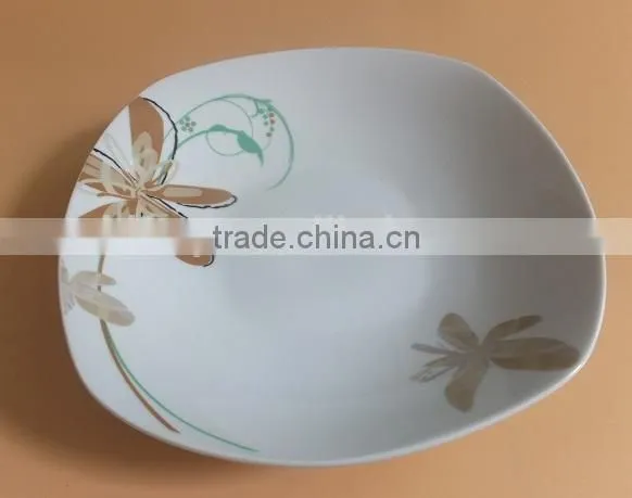 Elegance Porcelain Ceramic Square Dinner Sets Porcelain Tableware Dinnersets With Nice Flower Crockery Items Dinnerware Sets photo-3