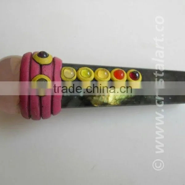 LABRADORITE TIBETAN HEALING WANDS