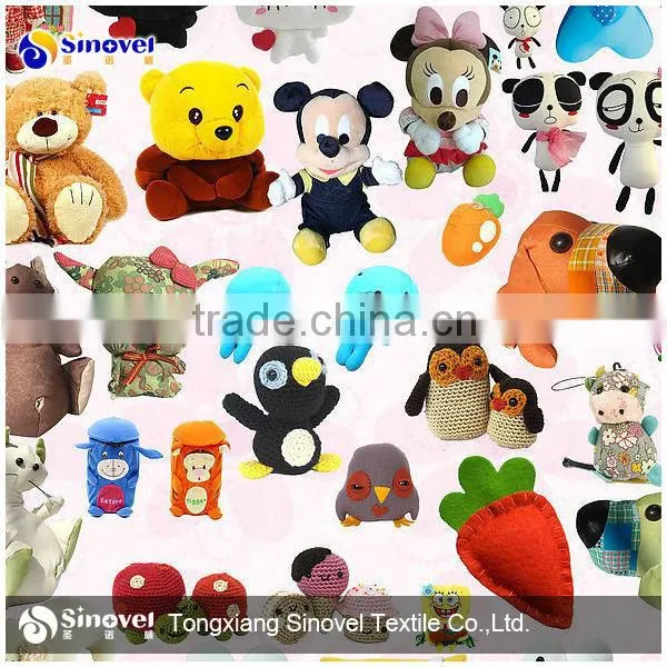 100% Polyester Micro Velvet Fabric/ Toys Fabric