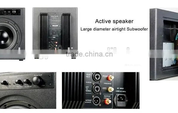 Professional Class D 1000 w 12 Inch Speaker Unit Enclosed Senior Cinema Home Theater Sound Music Active Subwoofer Speaker Box photo-4