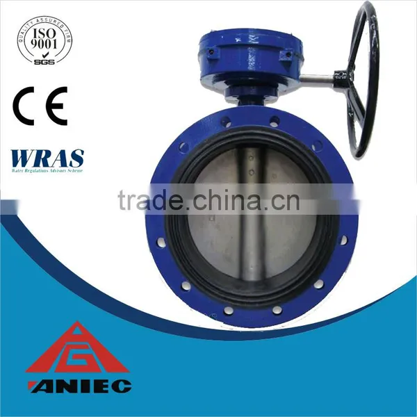 Double Flanged U Section Butterfly Valve, Concentric Type, DN50-DN1200 photo-2