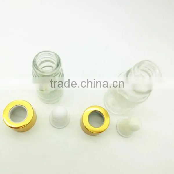 5ml 10ml Mini Clear Glass Essential Oil Liquid Empty Bottle With Rubber Stopper photo-3