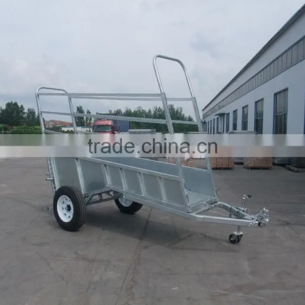 Galvanized Tandem 9x5 Heavy Duty Commercial Trailer photo-3