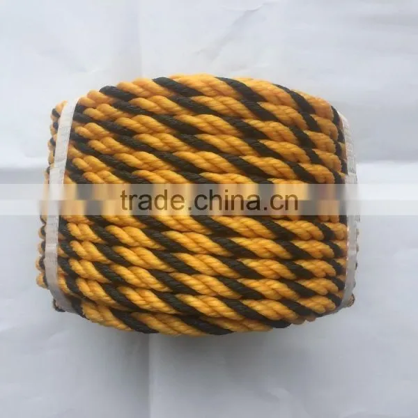 Factory direct 3 strands poly mark rope