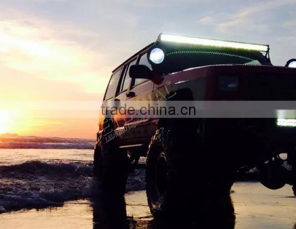 52in 300W Spot Flood Combo High Brightness Offroad ATV UTV SUV CUV 4WD Truck Trailer Led Light Bar photo-5