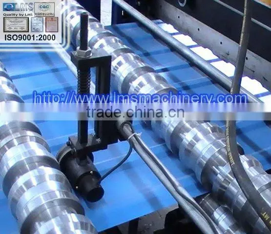 LMS Durable Quality Galvanized Trapezoidal Wall Panel Cold Roll Forming Machine photo-5