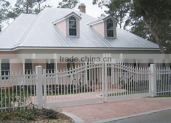 Wrought Iron/galvanized Powder Coated Steel/Iron/ Stainless Steel Gate Ornament Gate photo-5