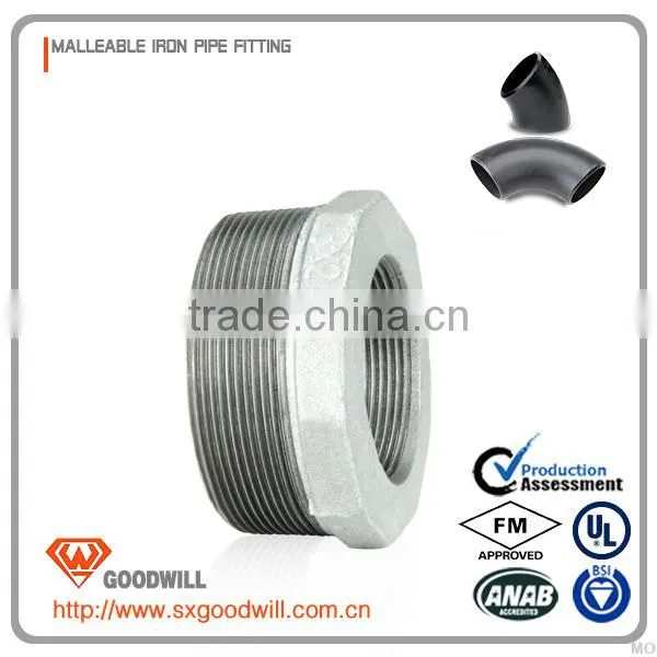 British Standard Pipe Fittings Hex Head Thread Bushing photo-5
