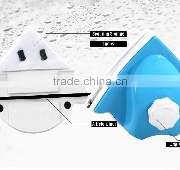 Double Hollow Super Clean and Adjustable Magnetic Glass Cleaner photo-2