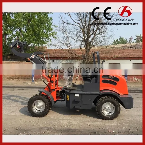 China Factory Small Wheel Excavator With Grapple Loader on Sale photo-4