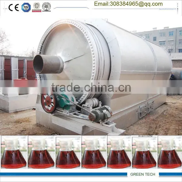 Pyrolysis Tyre To Oil Tyre Recycling Machine Manufacture With More Than 8 Years Experience