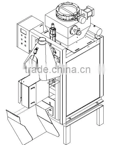 0.2% Accuracy Pneumatic Valve Bag Rubber Powder Packing Machine photo-4