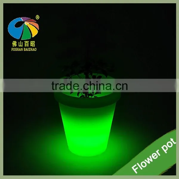 China Suppliers Solar Led Plant Pot Light up Flower Pots for Home Finishes Interior Decor photo-3