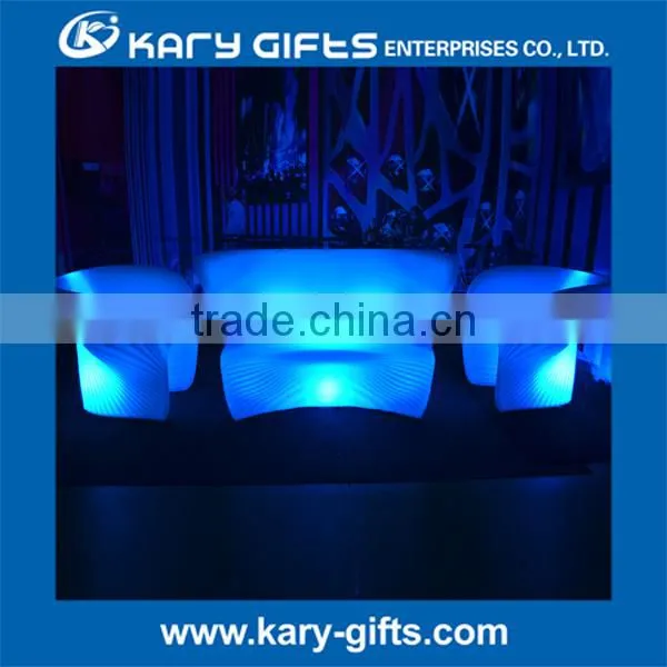 Wholesale Flashing Led Sofa, Light Purple Led Sofa, Modern Led Sofa photo-2