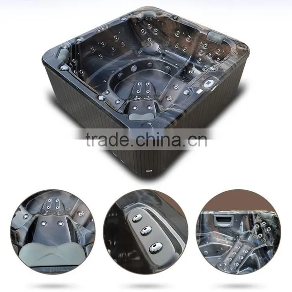 Newest Sparealx Factory Chinese Acrylic Bathtub Black photo-2