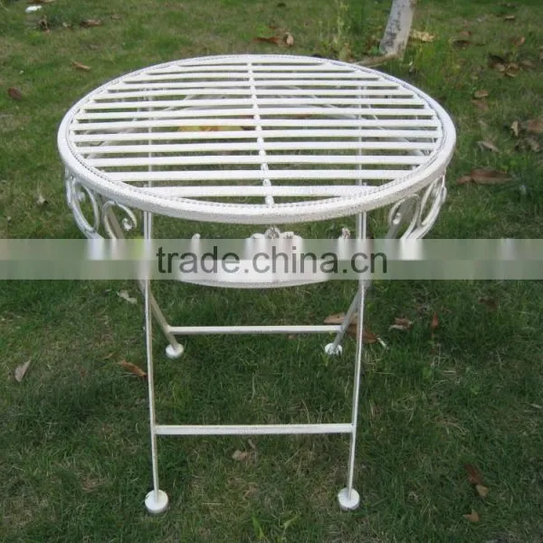 Folding Wrought Iron Kids Metal Chair photo-2