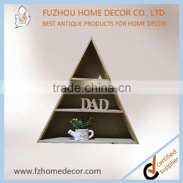 2017 Top Sell Wooden Wall Shelving With Popular Shape for Wall Decoration and Storage photo-4